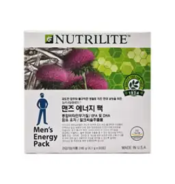 뉴트리라이트 맨즈 에너지 팩 비타민, 5.24g, 60개